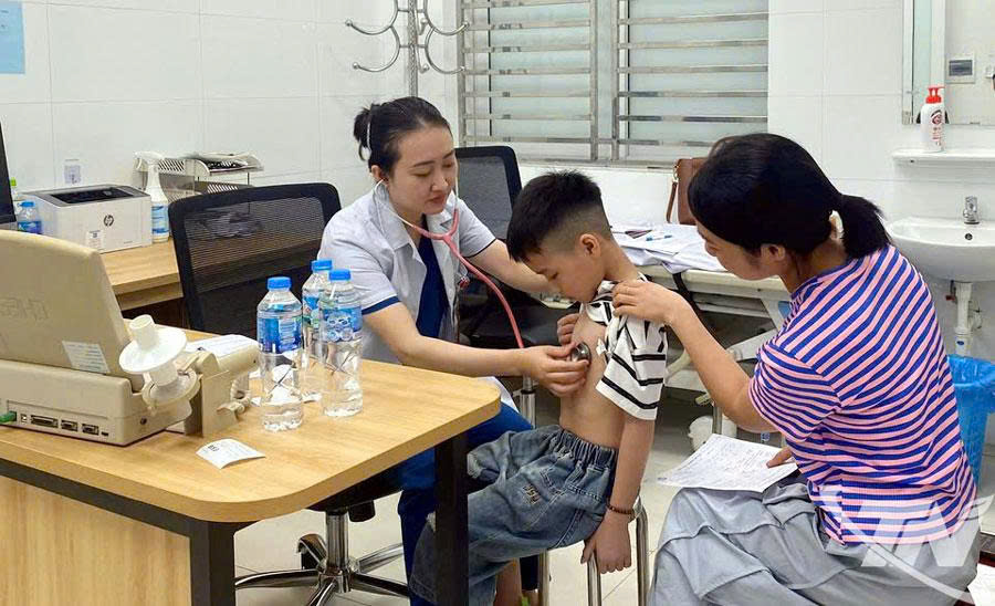 Khám sàng lọc bệnh tim bẩm sinh miễn phí cho trẻ em  khu vực phía Nam tỉnh Thái Nguyên